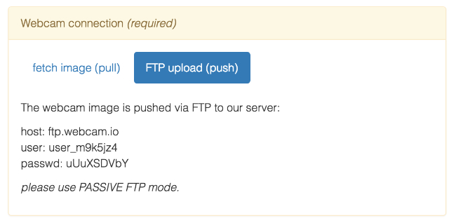 ftp setting